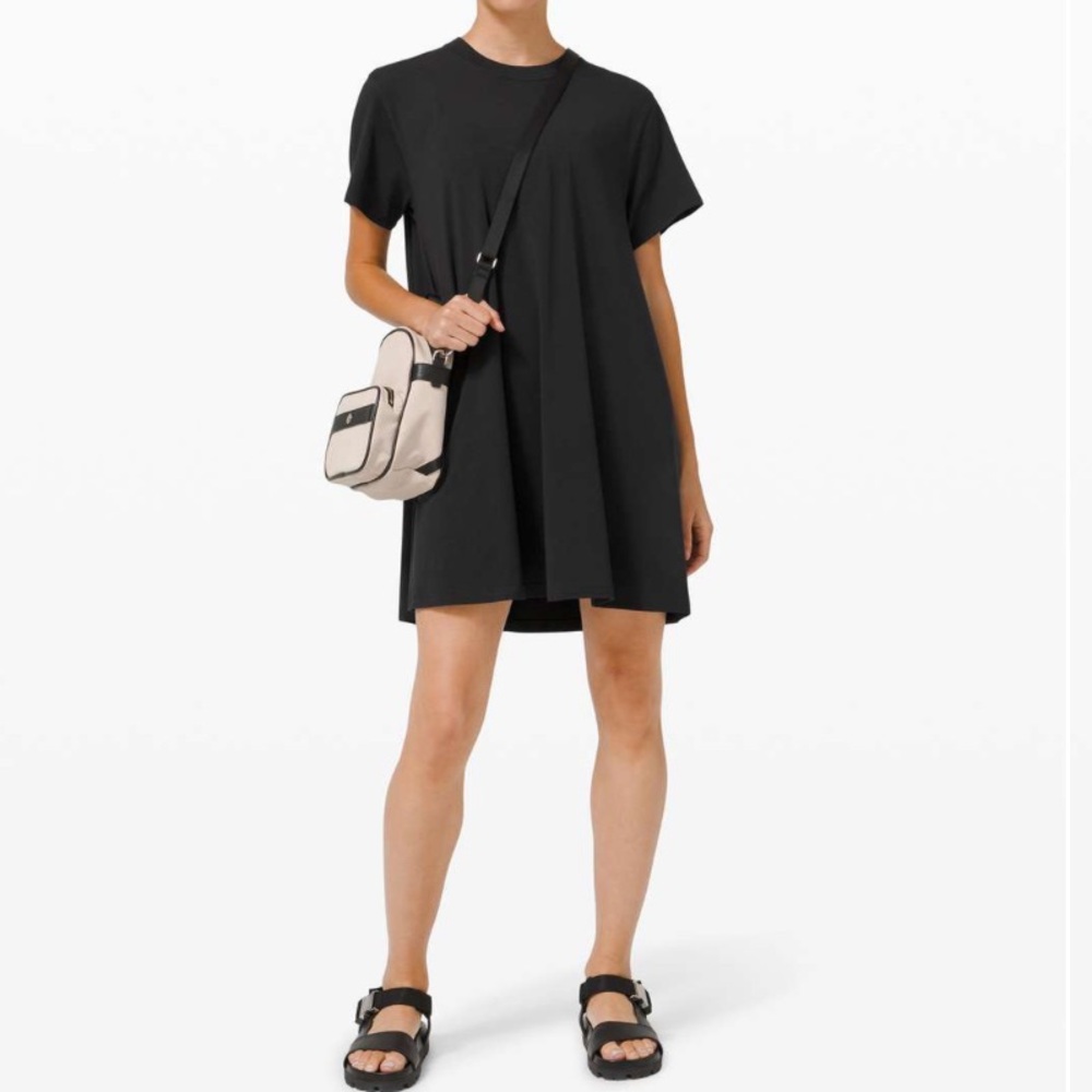 Lululemon All Yours Tee Dress NWOT - Black - Size 14
